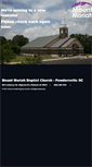Mobile Screenshot of mountmoriahbaptist.com