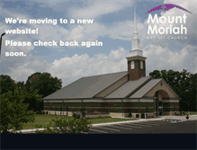 Tablet Screenshot of mountmoriahbaptist.com